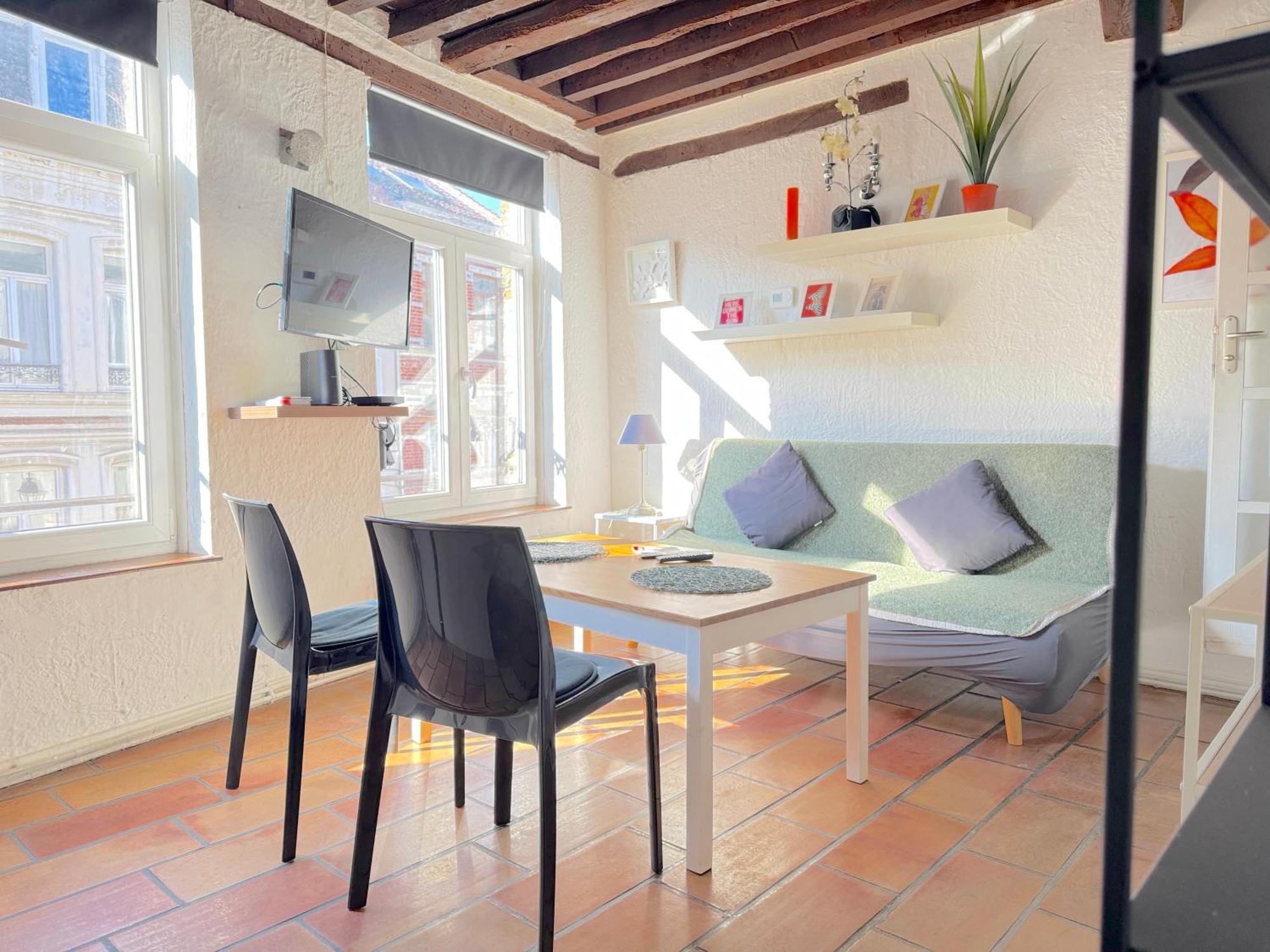 Charme Vieux Lille Apartment 1 Chambre 24H24H Access Kültér fotó